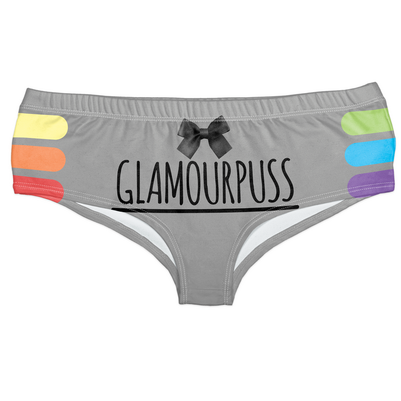 Horn Pantie - Rainbow Glamourspuss Horn Pantie - Kukubird-UK