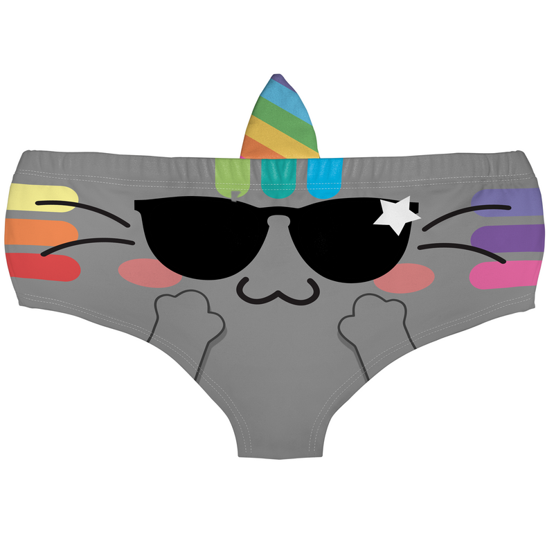 Horn Pantie - Rainbow Glamourspuss Horn Pantie - Kukubird-UK