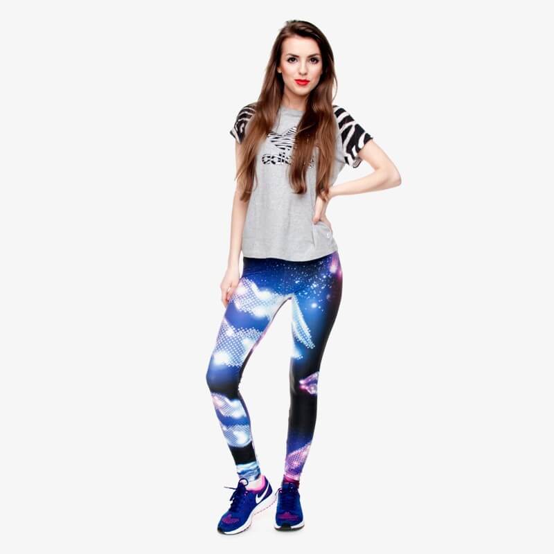 Regular Leggings (8-12 UK Size) - Disco - Kukubird-UK