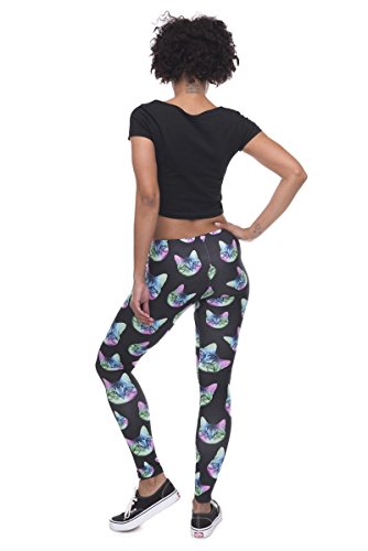 Regular Leggings (8-12 UK Size) - Neon Cat