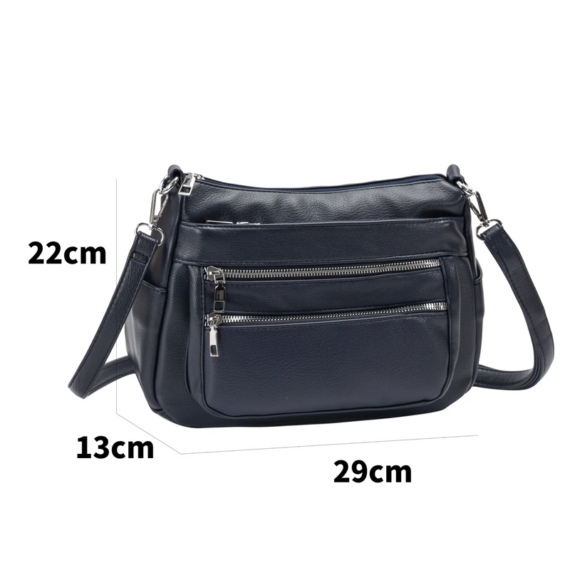 The Triple Zipper Handbag