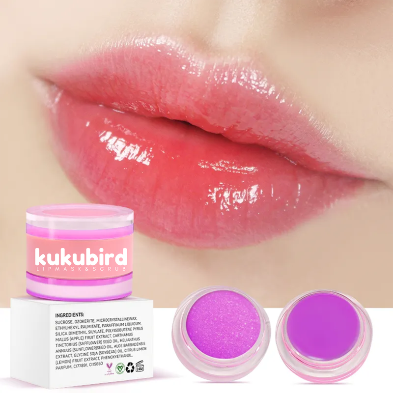 Overnight Lip Mask & Lip Scrub-Grape