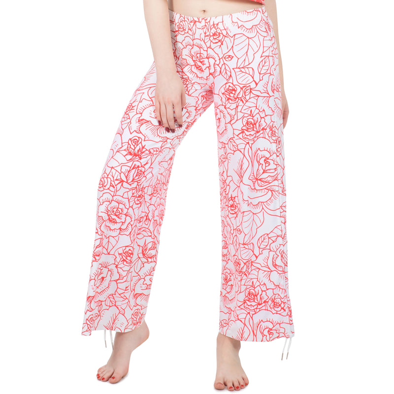 Loungewear Roses With Love Stripes (UK Size 8-14) - Kukubird-UK