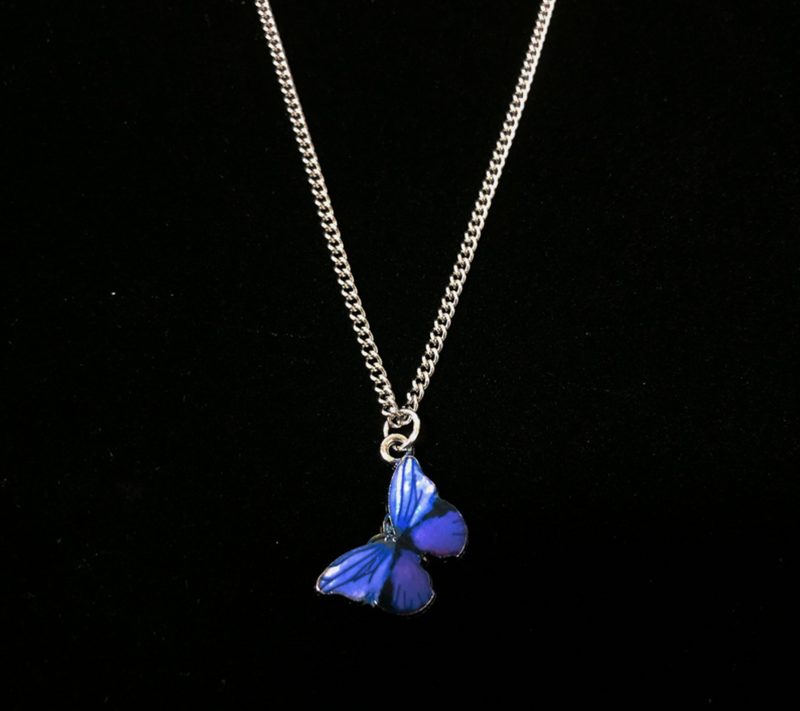 Necklace - Colour Explosion Butterfly