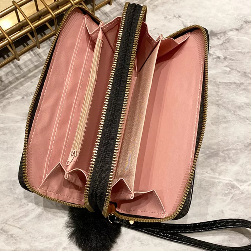 Faux Crocodile Leather Purse