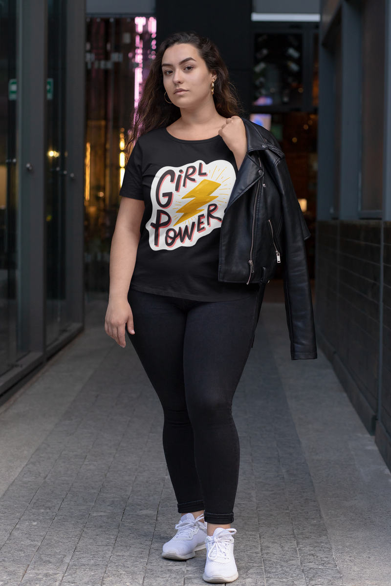 T-shirt - Girl Power Black