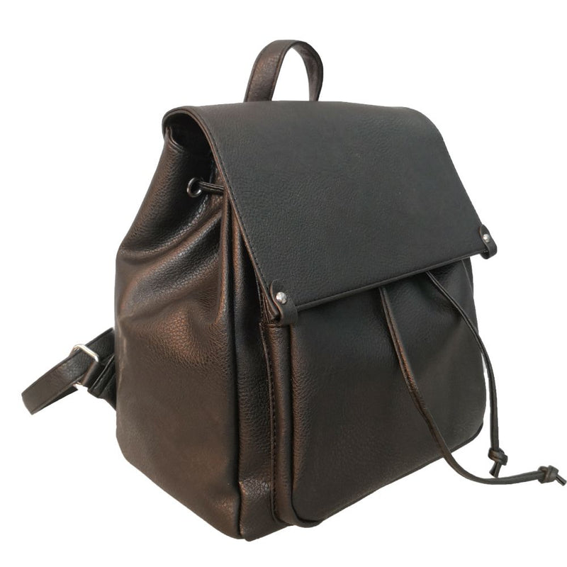 The Faux Leather Backpack