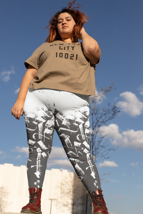 Funky plus clearance size leggings uk